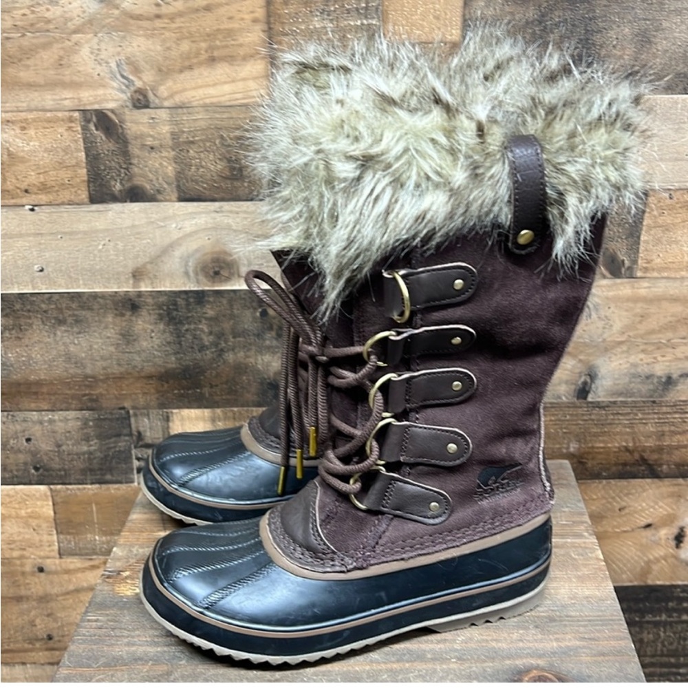 Sorel Joan‎ Of Arctic Winter Snow Tall Boots Cattail Women's Size 9.5